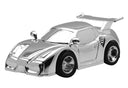 Forkromet sparebøsse racerbil - 152-86192