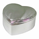 Forkromet smykkeskrin hjerte 8x8 cm - 154-84470