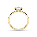 Solitaire ring Venice - 14k guld  med 0.50 ct lab-grown diamant