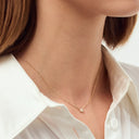 Halskæde Rome - 14k guld med 0.09 ct lab-grown diamanter