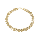 Aagaard - armbånd 8kt, led, 19 cm