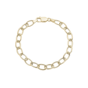 Aagaard - armbånd, ovale led, 20cm forg.