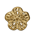 Flora lås forgyldt - 1602-C-G03