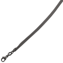 Sølv armbånd oxyderet 3 slangekæder Armbåndet er oxyderet sølv - 19 cm