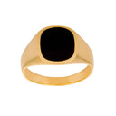 Herre ring 14 karat m/ Onyx - 168 018ON5