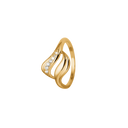 Aagaard - dame ring, 8kt guld m/7 cz