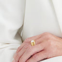 Ring, Perlemor, Forg Sølv