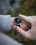 About Vintage 1844 Chronograph Steel / Black - 115012
