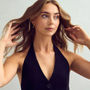 Caroline Øreringe Stor - 18 karat forgyldt