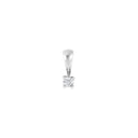 HEART 14kt. hvidguldsvedhæng m/dia 0.10ct W/SI