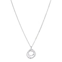 14kt. hvidguldsvedhæng m/dia. 0.020ct W/SI inkl. S
