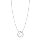 14kt. hvidguldsvedhæng m/dia. 0.02ct W/PI og sølvk