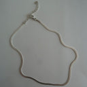 Short Snake Necklace Silver