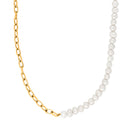 kæde steel IP gold + FWP  55cm