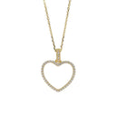 Forgyldt vedhæng AIDANOR incl. kædee - 245 003-3