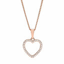 Rosaforgyldt sølv vedhæng AIDANOR 11mm 42+3cm - 245 072-4