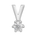 14kt. Afrodite hvg. vedhæng m. 0.10ct WSI