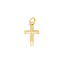 14kt. guldkors 14mm