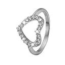 Topaz Heart - sølv - - 800-3.21.A