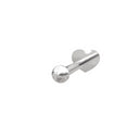 Rhd. sølv Labret-piercing kugle 2mm solid PIERCE52