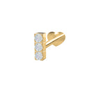14kt. Labret 3 dia 0,012ct 4,4mm Grab PIERCE52 1st