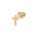 14kt. Labret-piercing kors PIERCE52 1stk