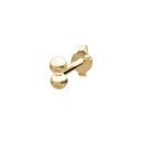 14kt. ørestik 2*2mm kugler PIERCE52 1stk