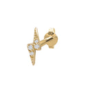 14kt. ørestik m dia 0,022ct lyn PIERCE52 1stk