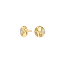 14kt. guldørestikker m/dia 0.02ct W/SI