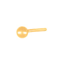 forg. sølvørestik kugle 3mm 1 stk.