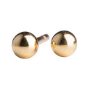 Forg. sølvørestikker kugle 4mm