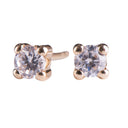 14kt. Guldørestikker m/cz 3mm