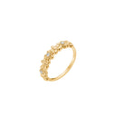 Ring Med Blomster Og Diamanter 3X0,02 Ct W.Si 333