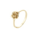 Ring rose 9x9 mm 8 karat guld