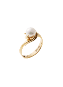 Ring Med Kulturperle 7-7,5Mm I Klo 333