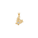 Vedhæng Med Blomster Og Diamant 1X0,07 Ct W.Si 333