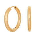 14kt. guldcreoler 20 mm