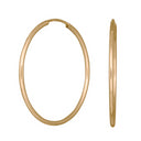 14kt. guldcreoler 32mm
