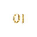 14kt. guldcreoler 2x12mm