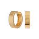 8kt. guldcreoler 4x14mm