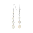 Rhod. sølvørebøjler PEARL52