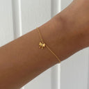 Petit Bow with Stone Bracelet