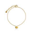 Petit Bow with Stone Bracelet