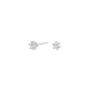 14k. Afrodite hvg. ørestik m. 0.20ct WSI