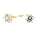 14k. Afrodite ørestik m. 0.30ct WSI