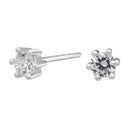 14k. Afrodite hvg. ørestik m. 0.30ct WSI