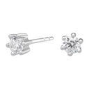 14k. Afrodite hvg. ørestik m. 0.40ct WSI