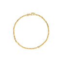 Singapore Armbånd - 8 karat guld Armbånd - 18,5 cm - 3922018
