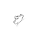 14Kt Hv.D.Ring 1X0,40Ct Wsi