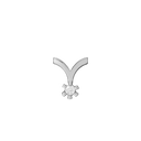 14Kt Hv.Vedh.1X0,25Ct Wsi